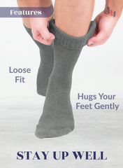 Hugh Ugoli moisture-wicking crew socks keep feet cool and dry.