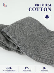 Hugh Ugoli socks with reinforced heel and toe for daily durability.