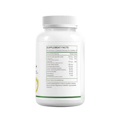 HUJ Cell Antiox+ ingredients display with grape seed and pomegranate extracts
