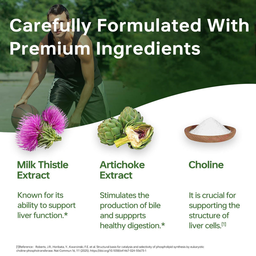 HUJ Super Liver Support turmeric imagery emphasizes warm, earthy spice in the formula.