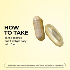 HUM Complete Prenatal vegan DHA algae close-up for plant-based omega source