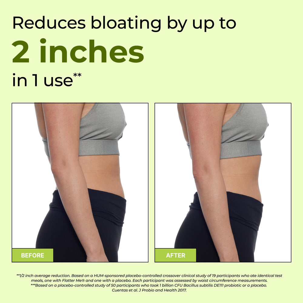 HUM Flatter Me capsules close up shows vegan soft gels