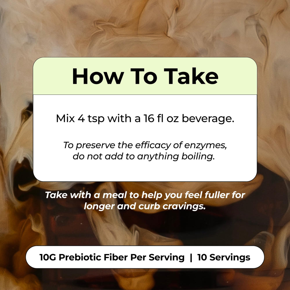 HUM Flatter Me ingredients blend featuring enzymes and prebiotics