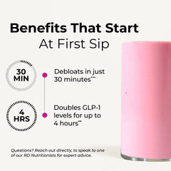 HUM Flatter Me measuring spoon ready for daily dose