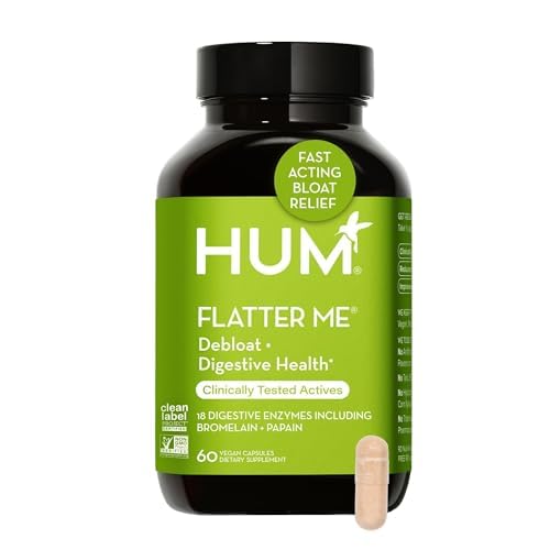 HUM Flatter Me on shelf display highlights convenient digestive support