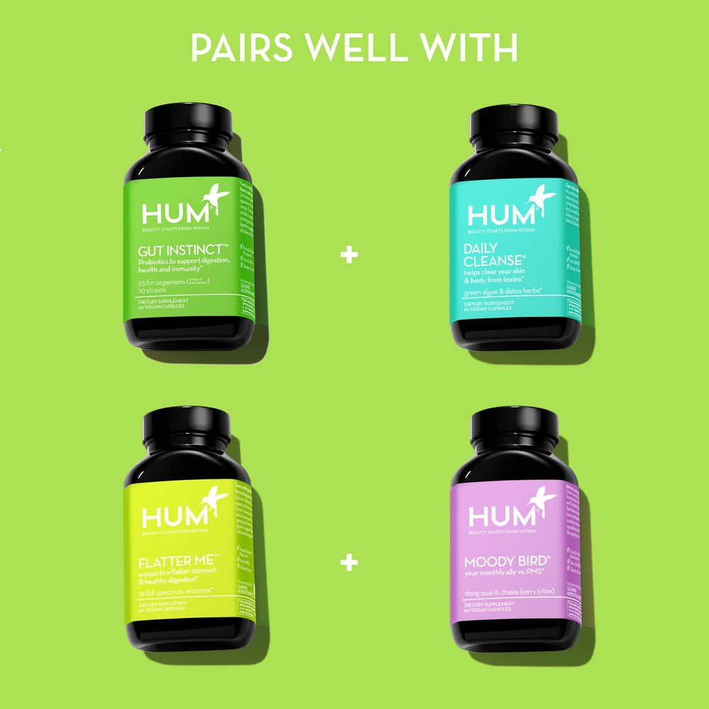 HUM Gut Instinct clean-label certification signals safety, quality, and transparency