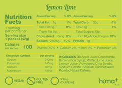 Huma Plus natural fruit purées and chia seeds provide real-food energy.