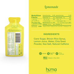 HÜMA CHIA ENERGY GEL strawberries sachet ready for quick fueling