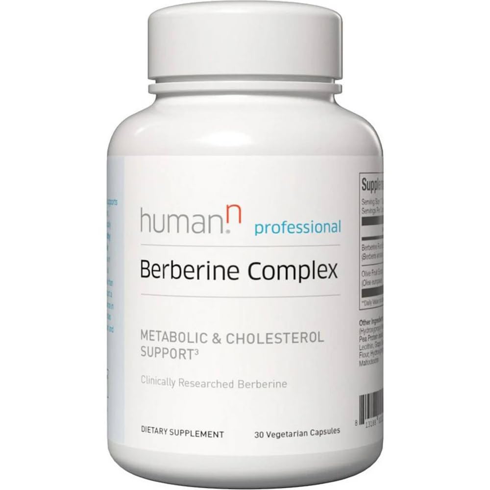 Humann Berberine Complex capsule for daily metabolic support and cholesterol balance.