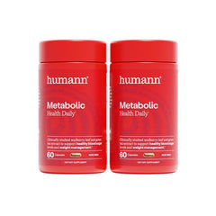 Humann Metabolic Health Daily bottle front view promotes healthy glucose balance.