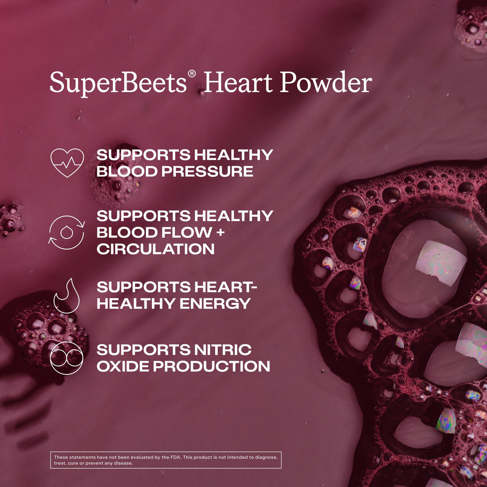 Humann SuperBeets jar-with-label displays Black Cherry flavor for easy mixing.