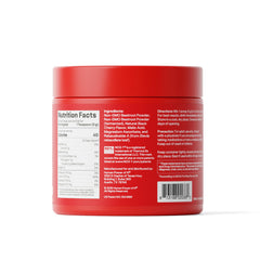 Humann SuperBeets packaging aesthetic emphasizes healthy lifestyle support.