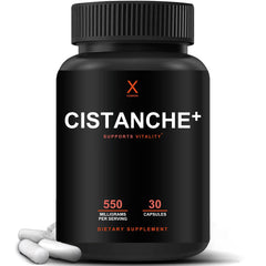 HUMANX Cistanche+ bottle close-up for daily vitality support
