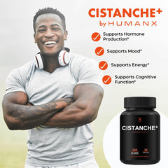 HUMANX Cistanche+ label highlights standardized extracts for energy support