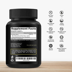 HumanX Tudca+ capsules close-up highlighting easy-to-swallow design.