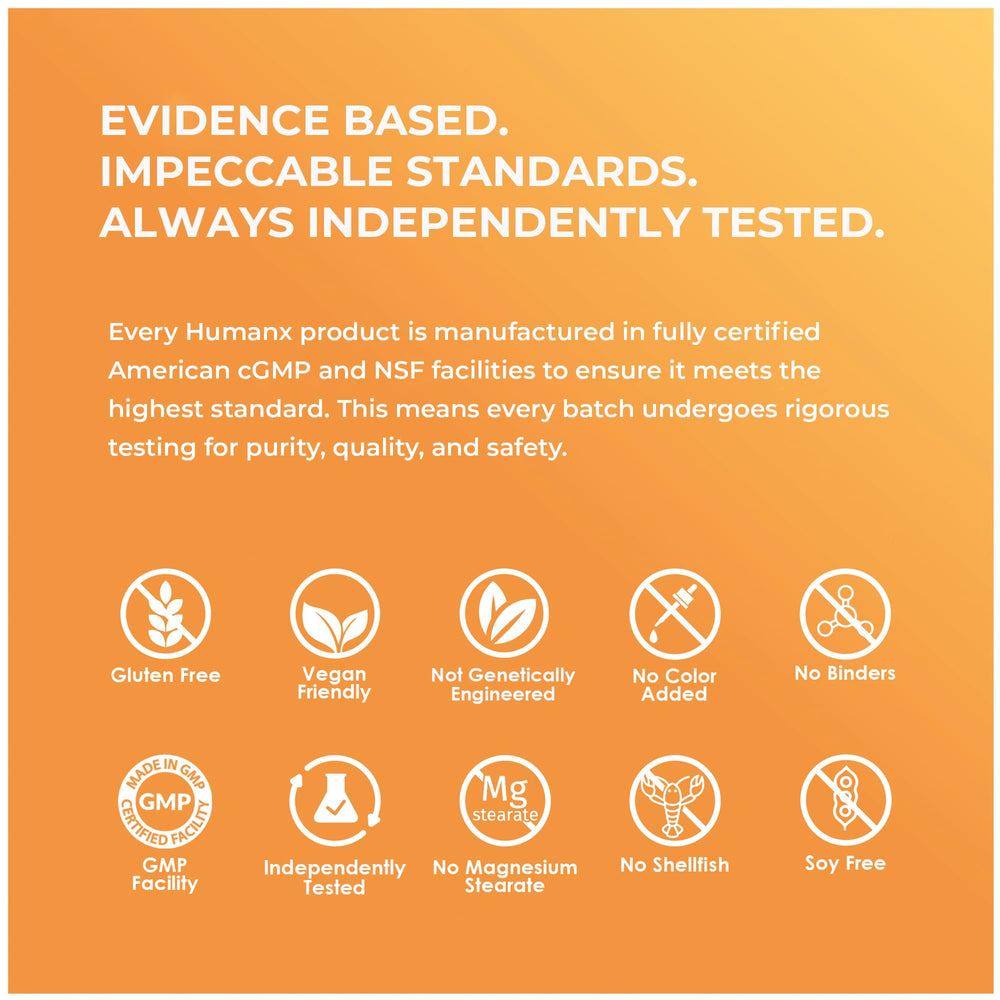 HumanX Tudca+ easy-to-swallow capsules for daily use.