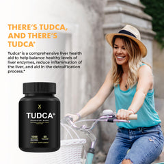 HumanX Tudca+ ingredients pterostilbene highlight natural antioxidant synergy.