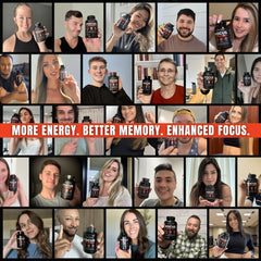 Humbleroots Performance Focus capsules in hand illustrate portable focus support.