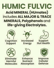 Humineral dropper close-up releasing minerals into water