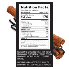 Hunghee Ancestral Energy Vanilla Cinnamon Pack in hand for on the go fueling during workouts