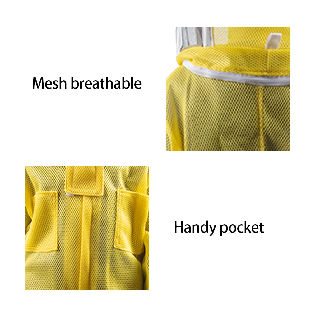 HunterBee Kids suit includes four front pockets for gear.