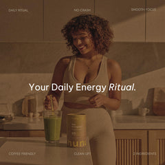HUNY Bee Energized Shilajit Honey Stick mixed into a drink.