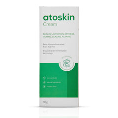 Close‑up of Atoskin cream texture for quick absorption