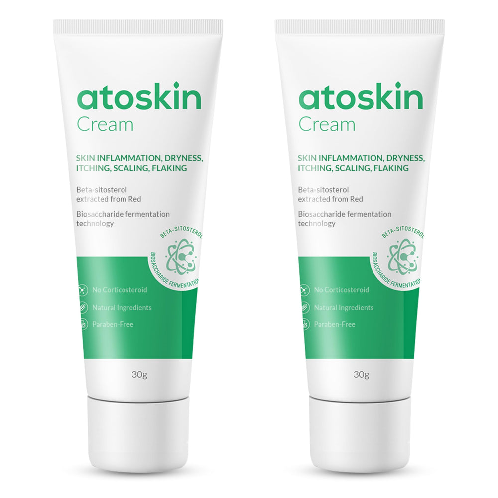 HVSun Atoskin eczema cream bottle ready for soothing irritated skin