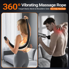 HYAKO S1 ergonomic bike grips support steady, two-handed pressure during deep tissue work.