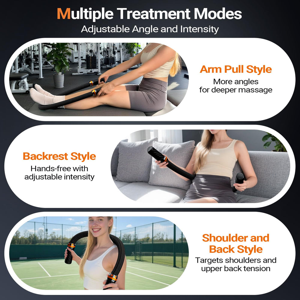 HYAKO S1 hands-free relaxation targets shoulder and upper back tension.