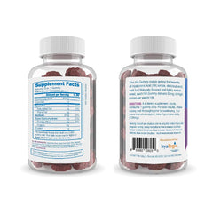 Hyalogic Hyaluronic Acid Gummies gluten-free label and packaging details.