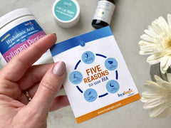 Hyalogic Synthovial Seven daily-use setup for on-the-go wellness.