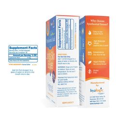 Hyalogic Synthovial Seven vegan fermentation-derived HA feature.
