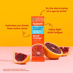 HYDRANT electrolyte-illustration-diagram explains balanced minerals for hydration support.