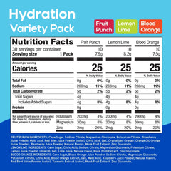 HYDRANT glass-water-with-packet enables quick mixing for refreshing hydration.