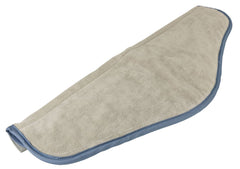 Hydrocollator neck cover side view showing all-terry fabric