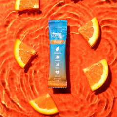 HydroMATE electrolytes vitamin C boost packet refreshing after activity.