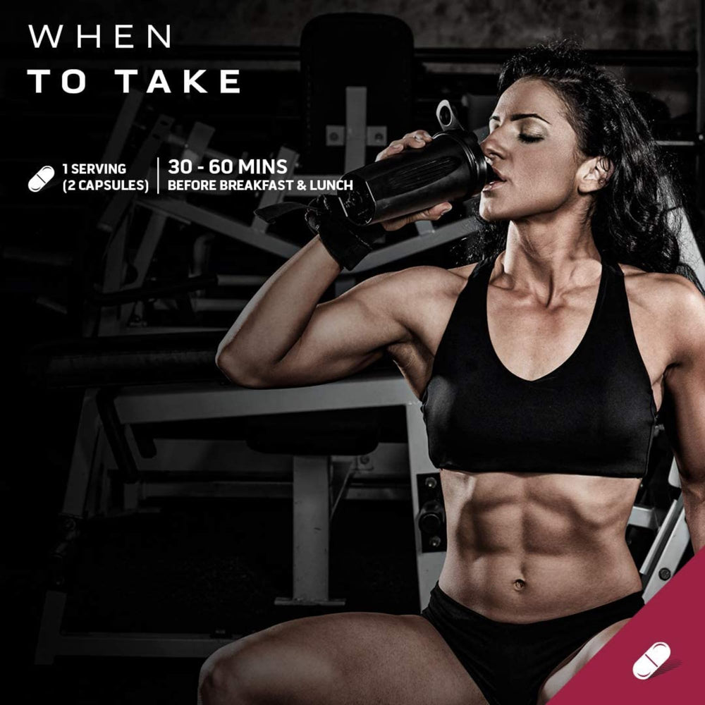 Hydroxycut Hardcore Elite on gym bench ready for training.