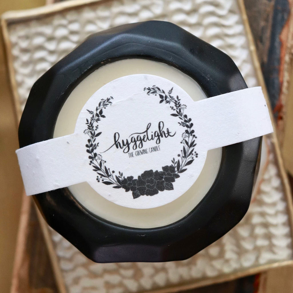 Hyggelight cotton wick ensures steady, even flame performance.