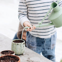Hyggelight Ida recycled-ceramic-pot supports sustainable home decor.