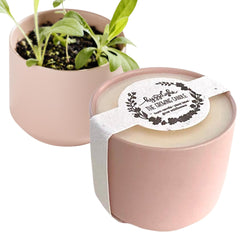 Hyggelight Adelyn pink ceramic container design adds soft home charm