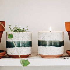 Hyggelight willow pot handmade detail showcasing craftsmanship and reusability.