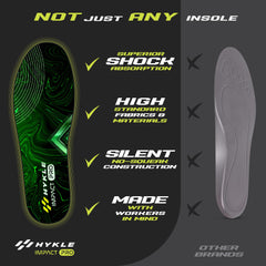 HYKLE athletic-shoe-use-insole compatible with sneakers and boots