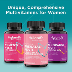 Hyland's Easy Morning Prenatal chart image illustrating algae DHA and other key nutrients.