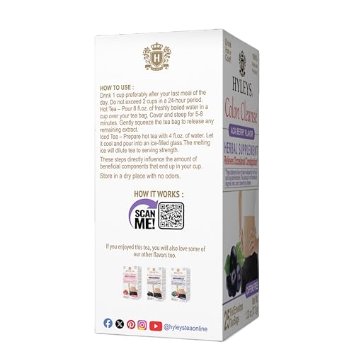 Hyleys Colon Cleanse Acai Berry infuser setup for easy preparation