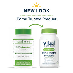 Hyperbiotics Pro Dental practitioner-trust badge signals credibility and quality.