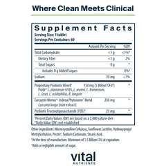 Hyperbiotics Vital Nutrients Pro Men capsules closeup shows vegan, allergen-free formula