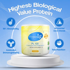 HYPERIG PL-100 digestive balance concept with yogurt