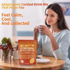 Hywebvctok cortisol drink multivitamin blend label on package
