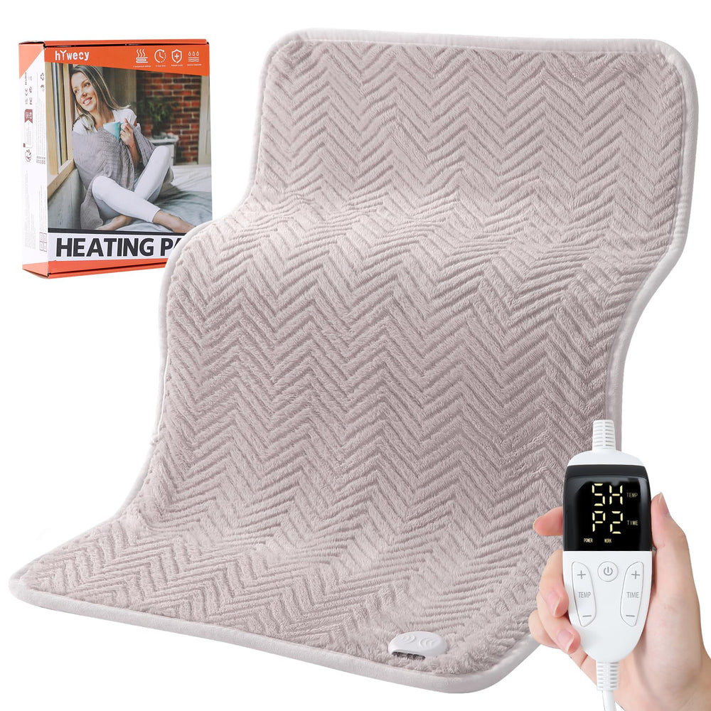 hYwecy extra-large heating pad for back coverage with targeted warmth for sore muscles